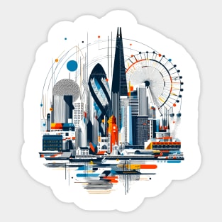 Skyline London Sticker